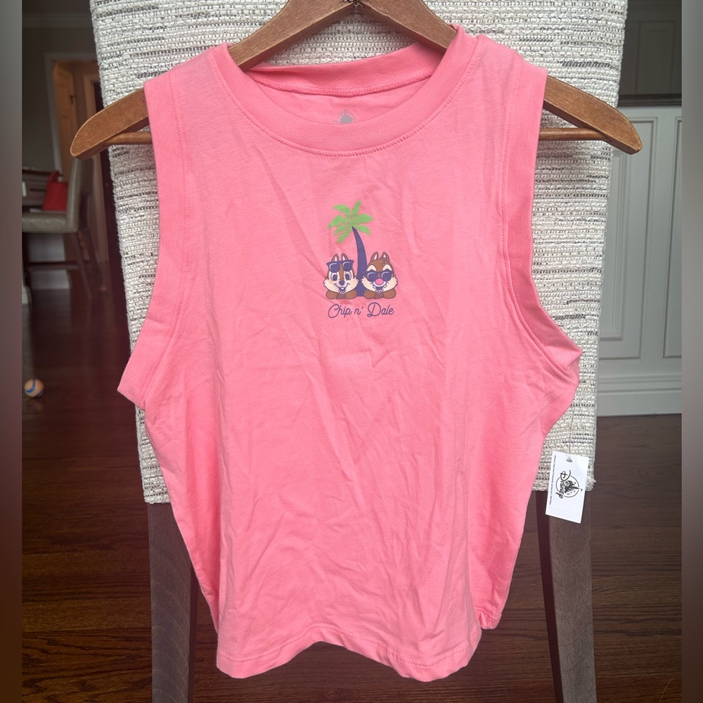 Chip and Dale Summer Crop Top Large